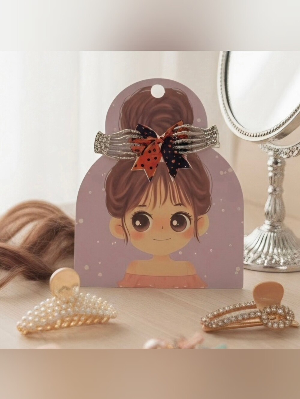 Girls' Spooky Hair Clips - Halloween Theme